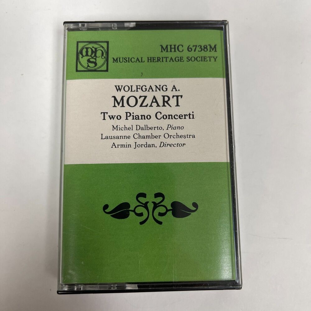 Wolfgang A. Mozart Two Piano Concerti MHC 6738M Cassette